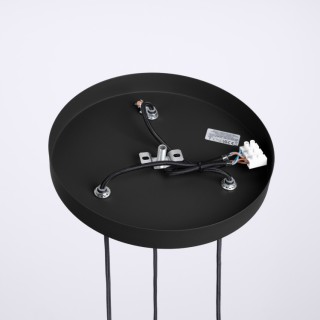 Lampe suspendue HALO 3P noir