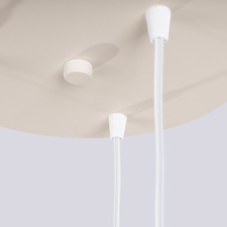 Lampe suspendue HALO 3P beige