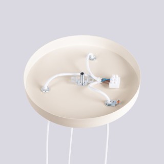 Lampe suspendue HALO 3P beige