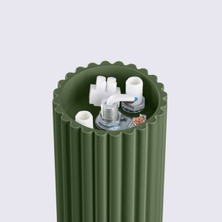 Plafonnier HALO vert olive IP44