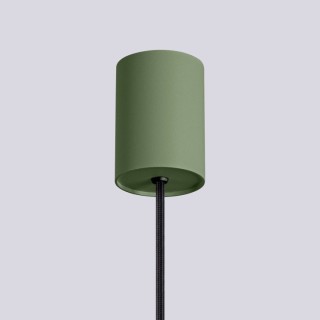 Lampe pendante HALO 1 vert olive