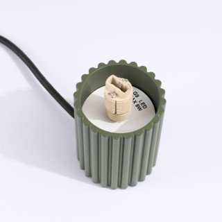 Lampe à poser HALO vert olive