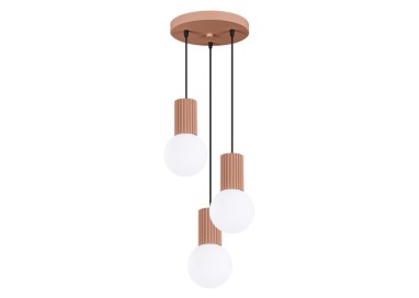 Lampe suspendue HALO 3P moka