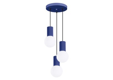 Lampe suspendue HALO 3P outremer
