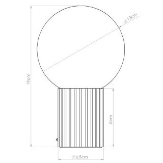 Lampe à poser HALO outremer