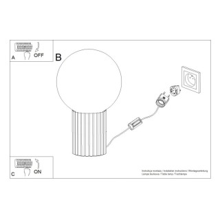 Lampe à poser HALO outremer