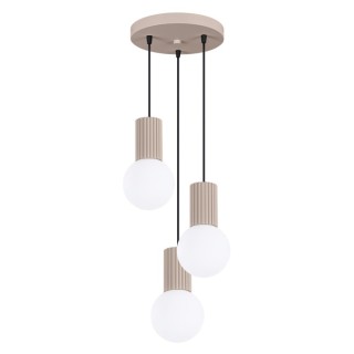 Lampe suspendue HALO 3P taupe