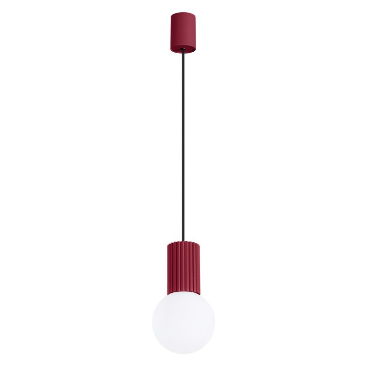 Lampe suspendue HALO 1 bordeaux