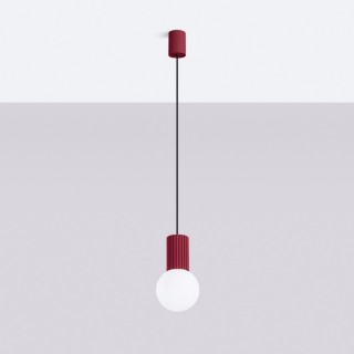 Lampe suspendue HALO 1 bordeaux