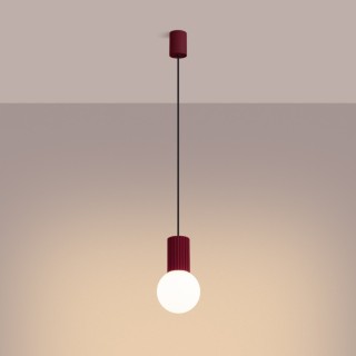 Lampe suspendue HALO 1 bordeaux