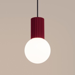 Lampe suspendue HALO 1 bordeaux