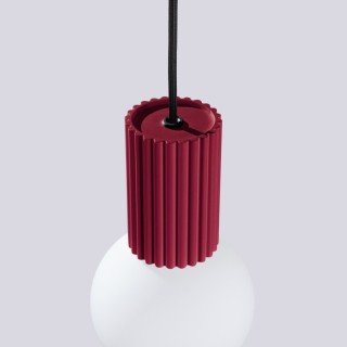 Lampe suspendue HALO 1 bordeaux