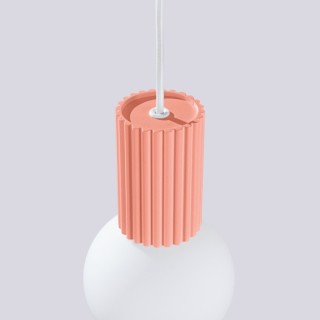 Lampe pendante HALO 1 peach