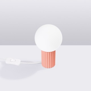 Lampe à poser HALO peach