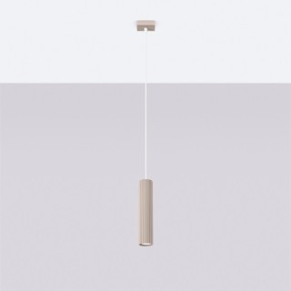 Lampe suspendue KARBON 1 taupe