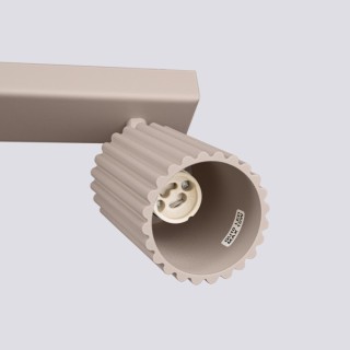 Plafonnier KARBON 2 taupe