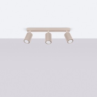 Plafonnier KARBON 3L taupe