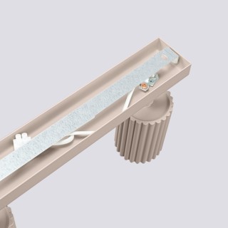 Plafonnier KARBON 4L taupe