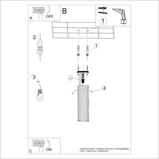 Plafonnier KARBON 20 taupe