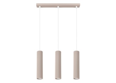 Lampe suspendue KARBON 3L taupe
