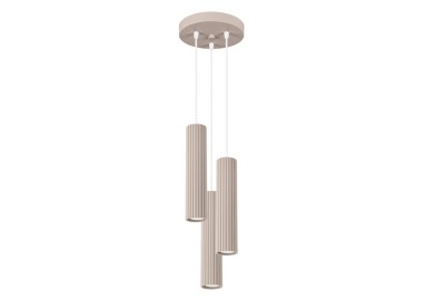 Lampe suspendue KARBON 3P taupe