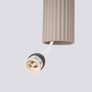Lampe suspendue KARBON 3P taupe