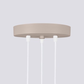 Lampe suspendue KARBON 3P taupe