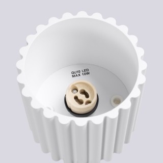 Plafonnier AURA 1 blanc GU10