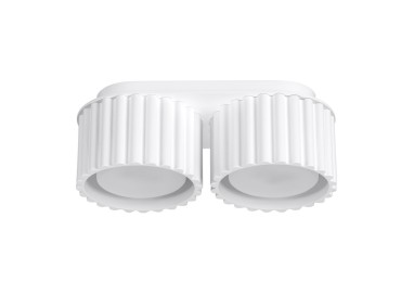 Plafonnier AURA 2 blanc Gx53