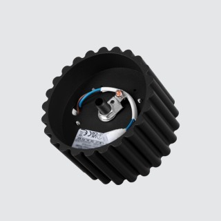 Plafonnier AURA 1 noir Gx53