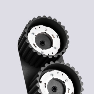 Plafonnier AURA 2 noir Gx53