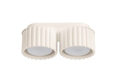 Plafonnier AURA 2 beige Gx53