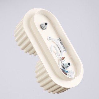 Plafonnier AURA 2 beige Gx53