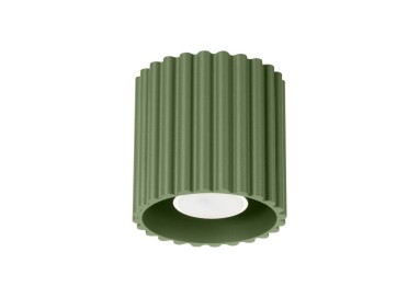 Plafonnier AURA 1 vert olive GU10
