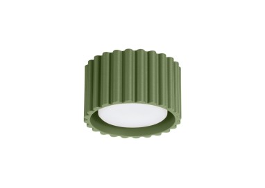 Plafonnier AURA 1 vert olive Gx53