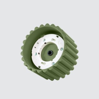 Plafonnier AURA 1 vert olive Gx53