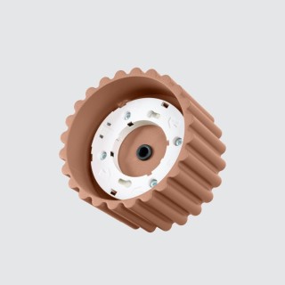 Plafonnier AURA 1 moka Gx53