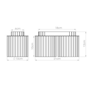 Plafonnier AURA 2 ultramarine GU10