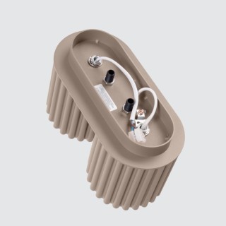 Plafonnier AURA 2 taupe GU10