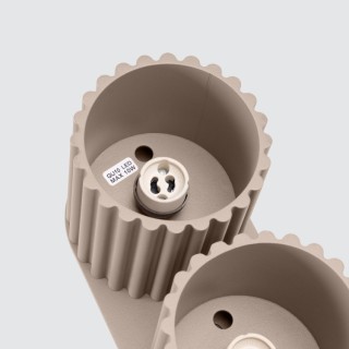 Plafonnier AURA 2 taupe GU10