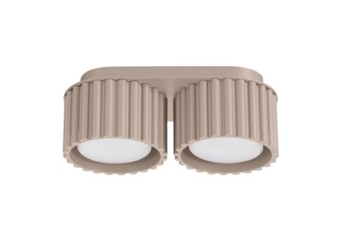 Plafonnier AURA 2 taupe Gx53