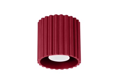 Plafonnier AURA 1 bordeaux GU10