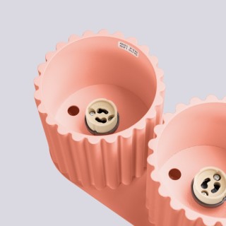 Plafonnier AURA 2 peach GU10