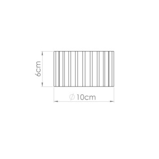 Plafonnier AURA 1 peach Gx53