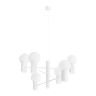 Lustre HALO 6 blanc