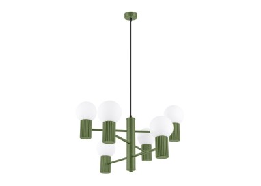 Lustre HALO 6 vert olive