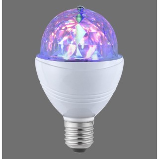 Ampoule LED, E27/3W, 180 deg, Température de lumière:RGBK