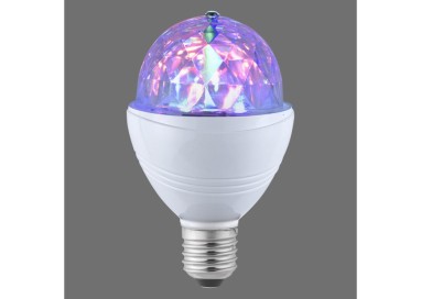 Ampoule LED, E27/3W, 180 deg, Température de lumière:RGBK