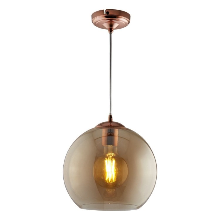 Suspension Rond metal laiton antique Balls - SEARCHLIGHT