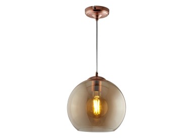 Suspension Rond metal laiton antique Balls - SEARCHLIGHT